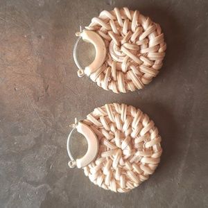 Natural Woven Earrings